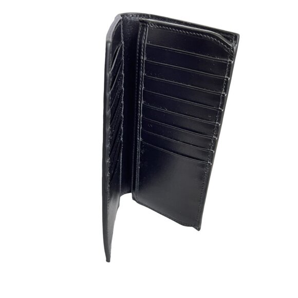 Gucci 428740 Men's Black Leather GG Marmont Vertical Wallet, Boarded Plutone - Picture 3 of 15